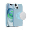 Coque MagSafe Crong pour iPhone 15 bleu - case-minute