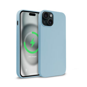 Coque MagSafe Crong pour iPhone 15 bleu - case-minute