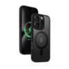Coque Crong Hybrid Frost MagSafe pour iPhone 16 Pro Max noire - case-minute