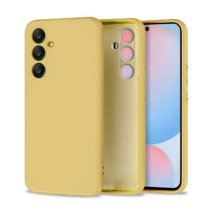 coque tech protect icon jaune canari pour samsung galaxy s24 fe