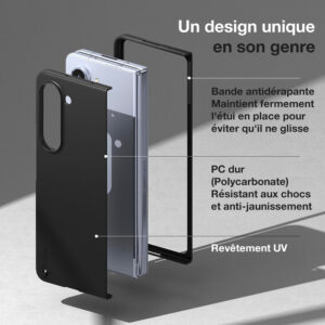 coque ringke pour samsung galaxy z fold 5 5g noire