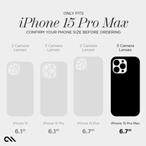 coque iphone 15 pro max silicone magsafe case mate noir