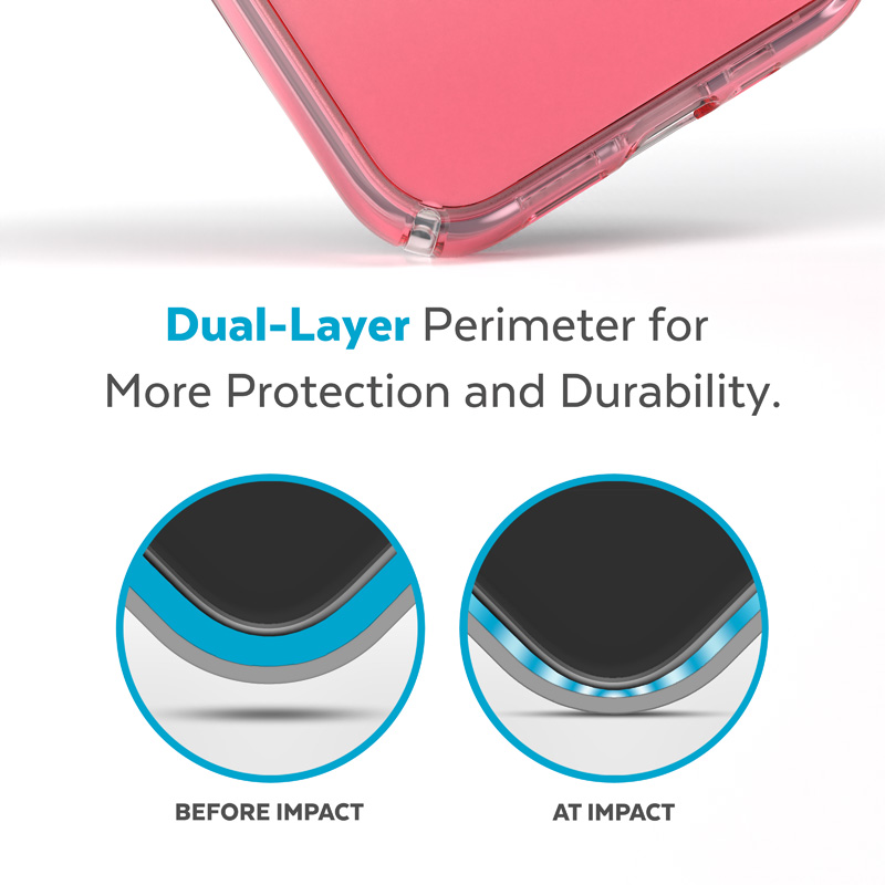 coque iphone 15 plus presidio perfect clear ombre speck transparent