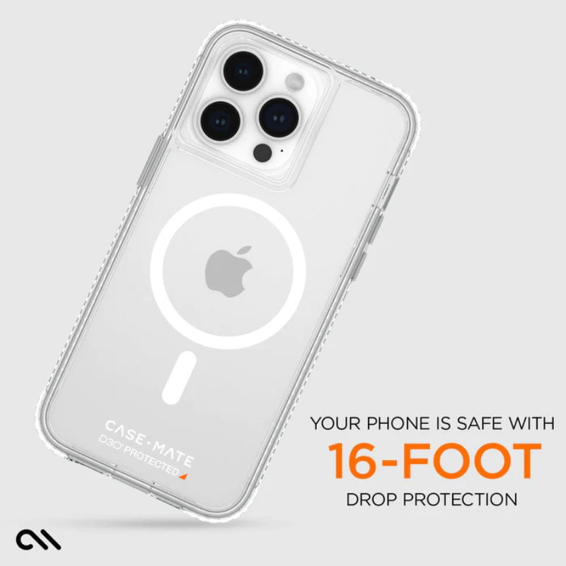 coque iphone 15 pro max ultra tough d3o magsafe case mate transparent