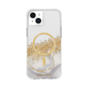 coque iphone 15 plus karat marble magsafe case mate marbre