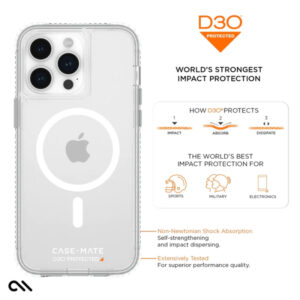 coque iphone 15 pro max ultra tough d3o magsafe case mate transparent