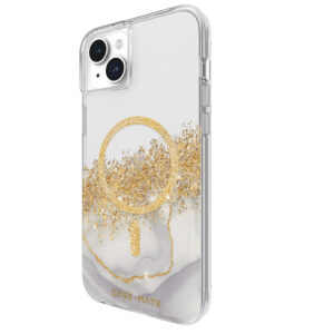 coque iphone 15 plus karat marble magsafe case mate marbre