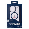 coque iphone 15 pro pop mag magsafe cellularline bleu