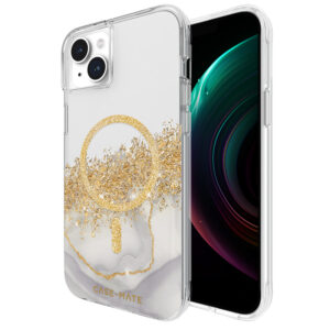 coque iphone 15 plus karat marble magsafe case mate marbre
