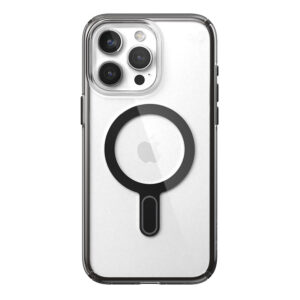 coque iphone 15 pro max presidio perfect clear clicklock magsafe speck noir givré