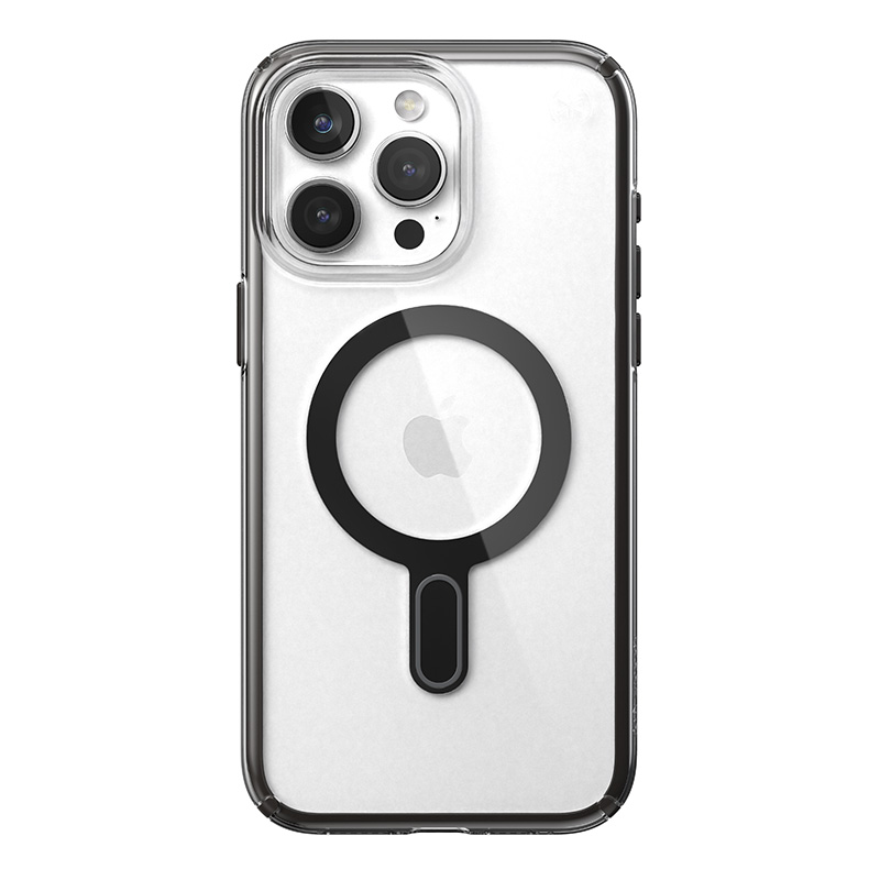 coque iphone 15 pro max presidio perfect clear clicklock magsafe speck noir givré