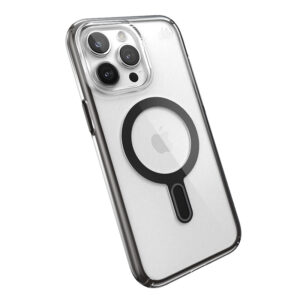 coque iphone 15 pro max presidio perfect clear clicklock magsafe speck noir givré