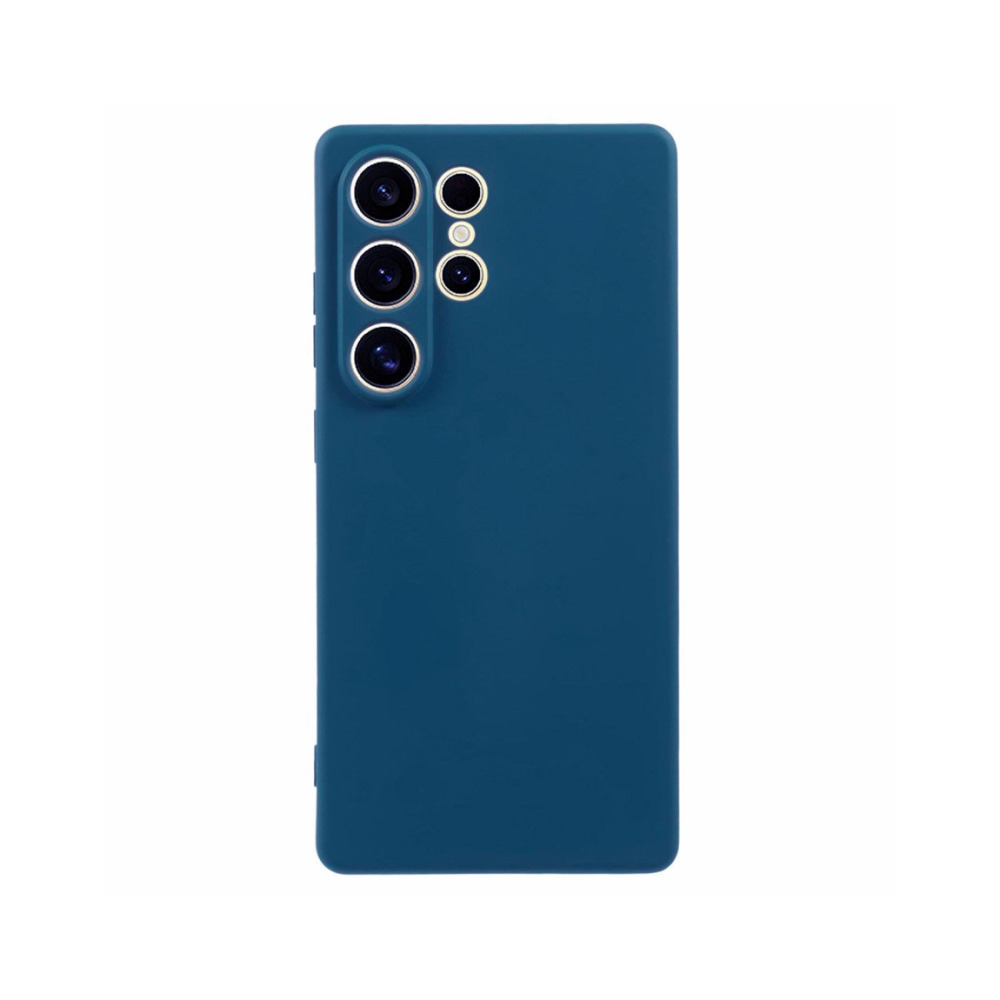 coque silicone bleue samsung galaxy s25 ultra