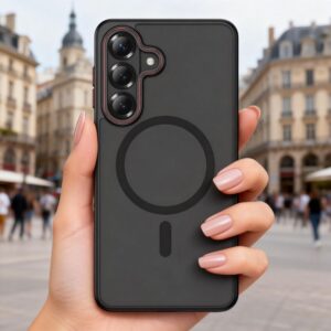 coque samsung galaxy s26 magcam tech protect noir mat