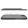 coque iphone 16e / 17e enzo aramid spigen noir mat