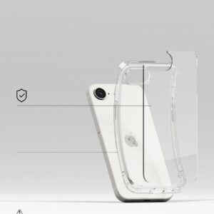 coque iphone 16e / 17e fusion ringke transparent