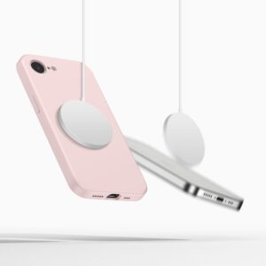coque iphone 16e / 17e tech protect rose