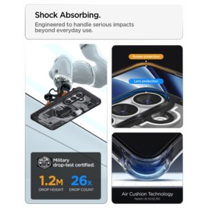 coque samsung galaxy s26+ ultra hybrid spigen noir
