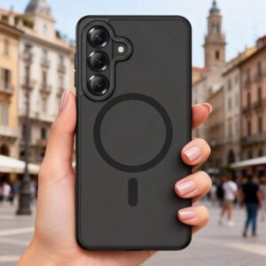 coque samsung galaxy s26+ magcam tech protect noir mat