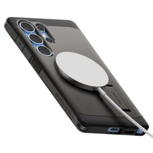 coque samsung galaxy s25 ultra tough armor spigen anthracite