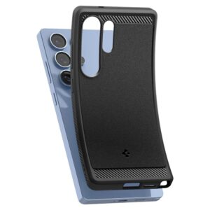 coque samsung galaxy s25 ultra rugged armor spigen noir mat