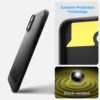 coque iphone 16 rugged armor spigen noir mat
