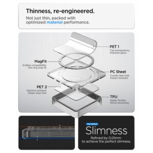 coque ultra hybrid magsafe pour samsung galaxy s26 ultra spigen zero one noir