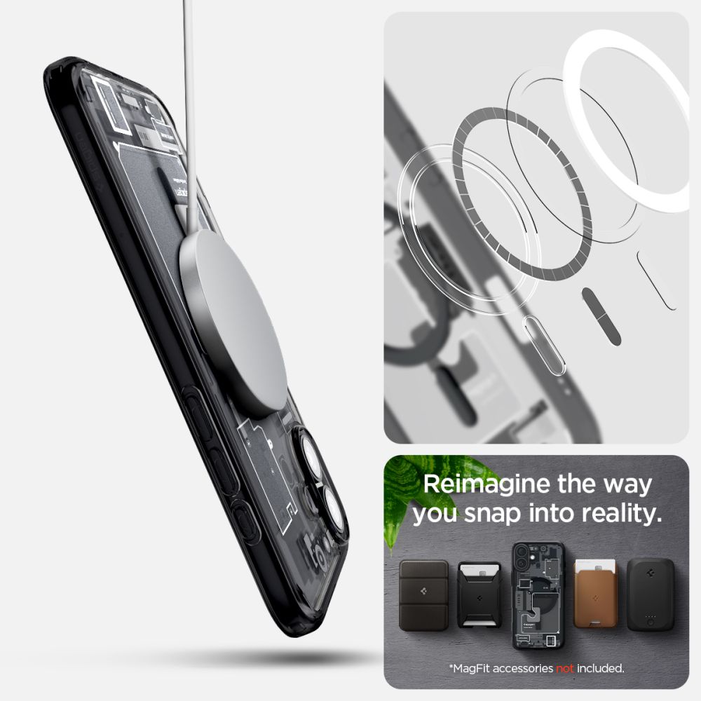 coque iphone 16 ultra hybrid spigen noir