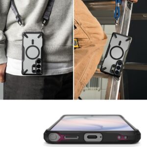 coque fusion x magnetic magsafe pour samsung galaxy s26 ultra ringke noir