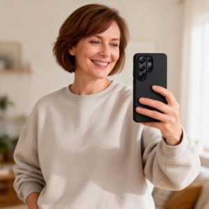 coque magmat pour samsung galaxy s26 ultra tech protect noir mat