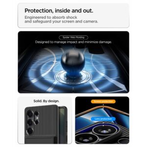 coque slim armor cs pour samsung galaxy s26 ultra spigen noir