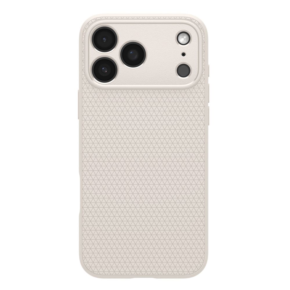 coque liquid air pour iphone 17 pro spigen titane naturel