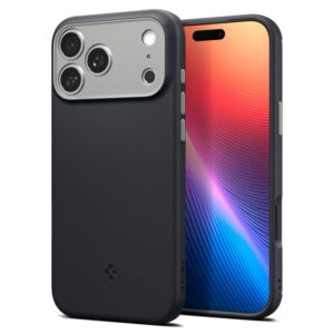 coque nano pop mag magsafe pour iphone 17 pro spigen noir sésame