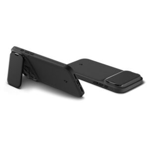 coque optik armor mag magsafe pour iphone 17 pro spigen noir