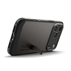 coque tough armor ”t” mag magsafe pour iphone 17 pro spigen gris gunmetal