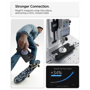 coque liquid air magsafe pour samsung galaxy s26 ultra spigen noir mat