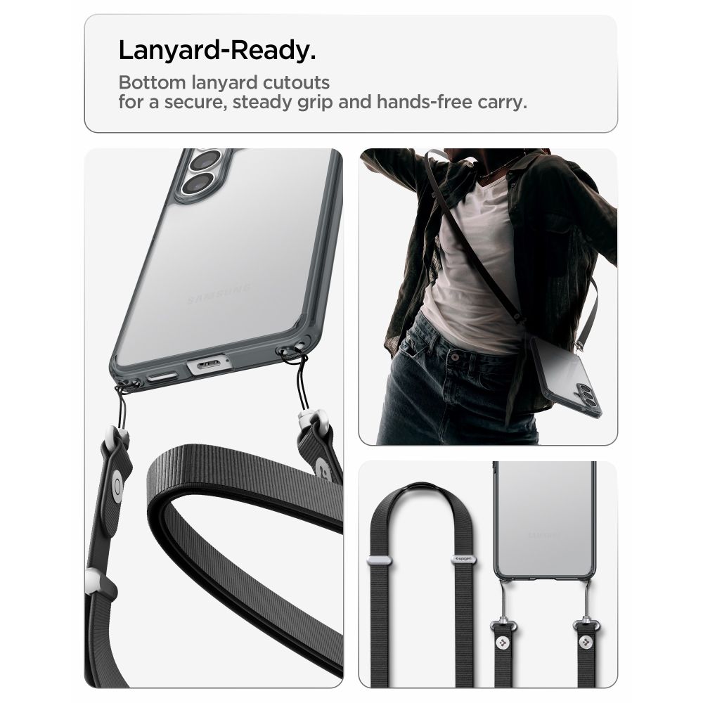 coque samsung galaxy s26 ultra hybrid spigen gris