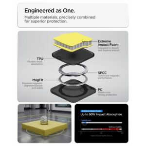 coque samsung galaxy s26+ tough armor spigen noir