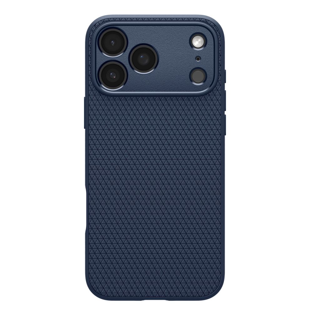 coque iphone 17 pro max liquid air spigen bleu marine