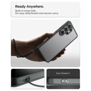 coque ultra hybrid pour samsung galaxy s26 ultra spigen cristal spatial