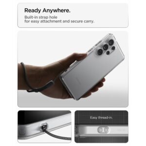 coque ultra hybrid pour samsung galaxy s26 ultra spigen cristal transparent