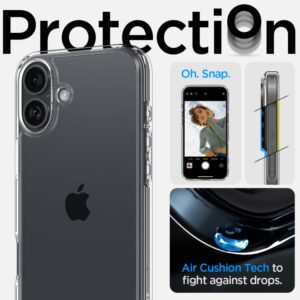 coque iphone 16 ultra hybrid spigen transparent