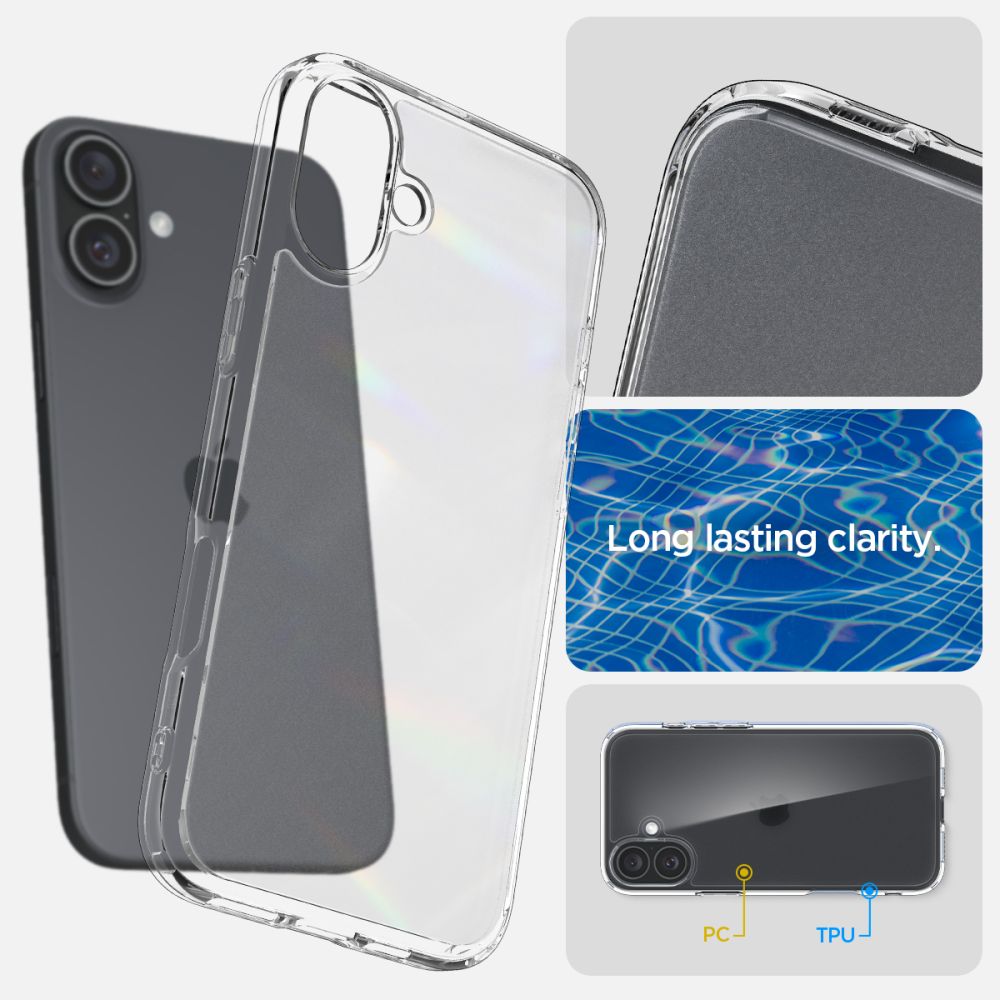 coque iphone 16 ultra hybrid spigen transparent