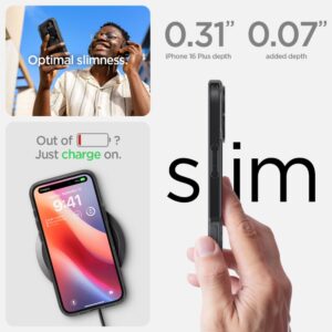coque iphone 16 ultra hybrid spigen noir