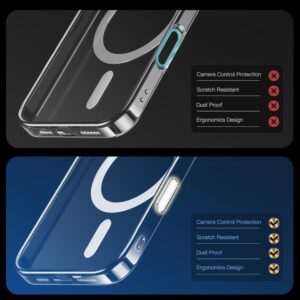 coque iphone 16 flexair hybrid tech protect transparent