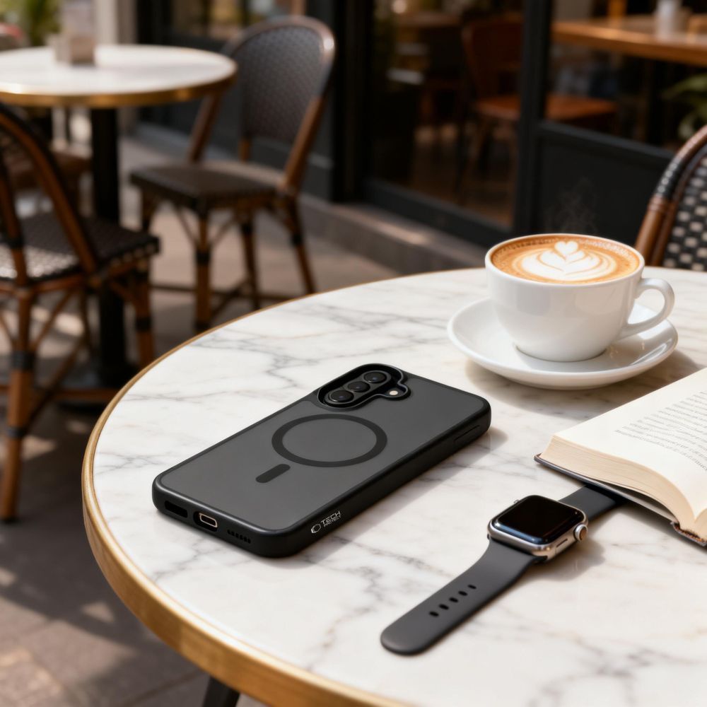 coque samsung galaxy a57 5g tech protect magmat magsafe noir mat