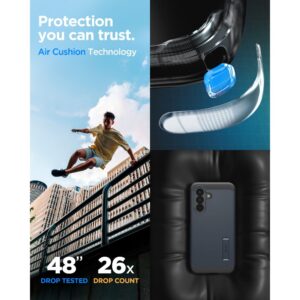 coque samsung galaxy a57 5g spigen tough armor gris ardoise