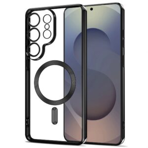 coque magflex magsafe pour samsung galaxy s26 ultra tech protect noir brillant