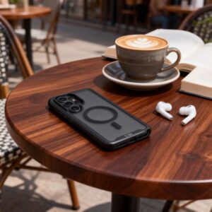 coque defense magsafe pour samsung galaxy s26 ultra tech protect noir mat