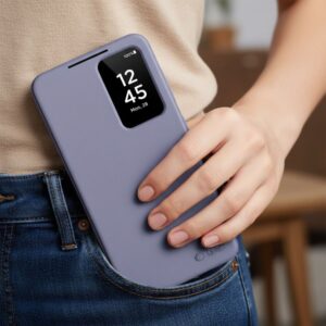 coque smart wallet pour samsung galaxy s26 ultra tech protect violet